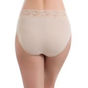 Wacoal Full-coverage Cotton Brief 875235 in Natural