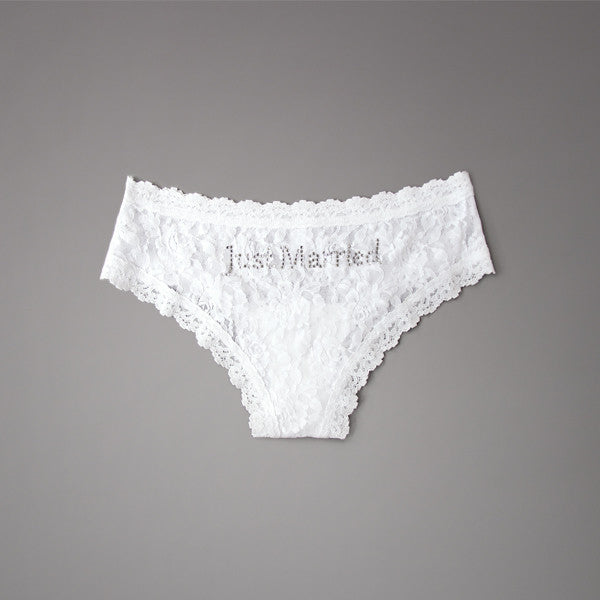 Hanky Panky Signature Lace Cheeky Boy Short "Just Married" 482231