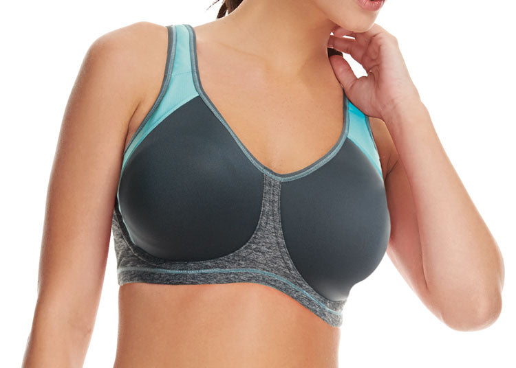 Becaristey Polyester Push Up Sports Bra For High Resilience And